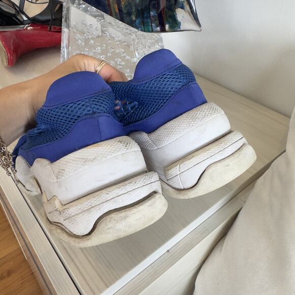 Jeffrey Campbell Hotspot Blue Oversized Platform Sneakers Womens 8 - Picture 3 of 11